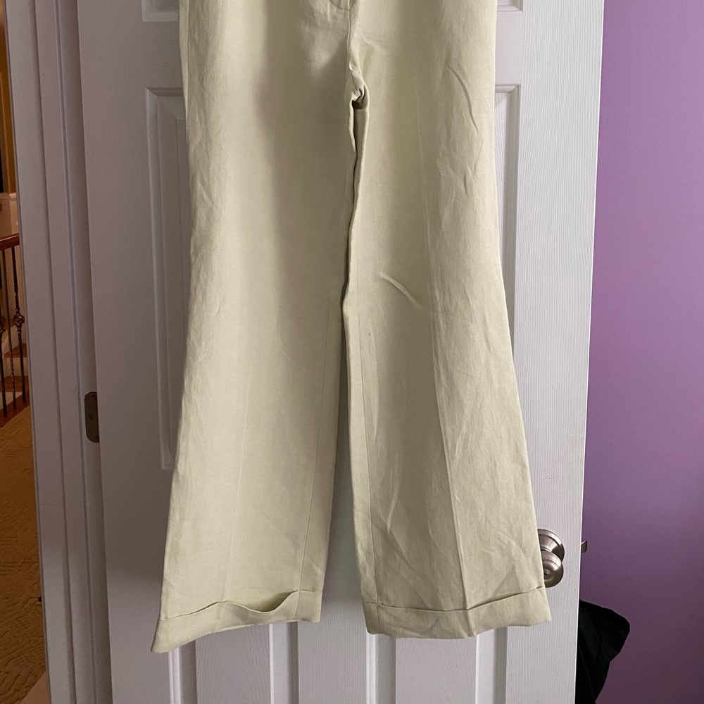 Wide Leg Linen Trousers